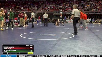 2A-132 lbs Cons. Round 2 - Kolton Keller, Saydel vs Kade Bauer, Sioux Center