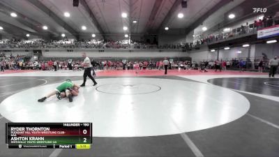 190 lbs Quarterfinal - Ryder Thornton, Pleasant Hill Youth Wrestling Club-AAA vs Ashton Krahn, Smithville Youth Wrestling-AA 