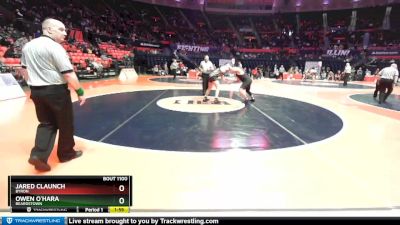 1A 220 lbs Champ. Round 1 - Jared Claunch, Byron vs Owen O`Hara, Beardstown