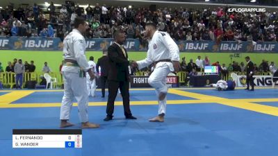 LUIZ FERNANDO vs GUILHERME WANDER 2019 European Jiu-Jitsu IBJJF Championship