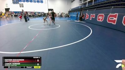 77 lbs Round 3 - Canon Horner, Natrona Colts WC vs Hayden Bohannon, Windy City Wrestlers