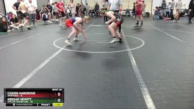 110 lbs Round 7 (8 Team) - Caiden Hargrove, Warhawks vs Keegan Hewitt, Steller Trained Nihl