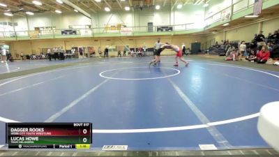 105-110 lbs 3rd Place Match - Dagger Rooks, Webb City Youth Wrestling vs Lucas Howe, Team Oklahoma