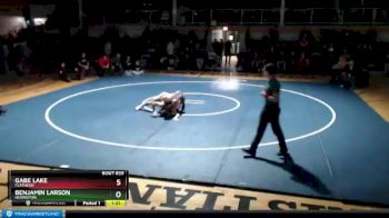 160 lbs 1st Place Match - Gabe Lake, Flathead vs Benjamin Larson, Hermiston