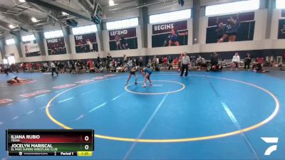 94 lbs Round 1 - Jocelyn Mariscal, El Paso Supers Wrestling Club vs Iliana Rubio, Texas