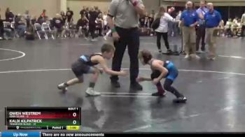 60 lbs Finals (2 Team) - Kalix Kilpatrick, Tennessee Black vs Owen Westrem, Iowa Silver