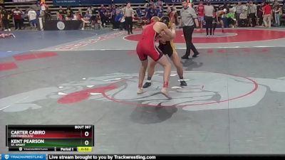 D 1 165 lbs Cons. Round 2 - Carter Cabiro, Fontainebleau vs Kent Pearson, St. Amant