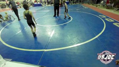 58 lbs Consi Of 16 #1 - Brody Cooper, Elgin Wrestling vs Adrian Arteaga, Ponca City Wildcat Wrestling