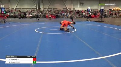 184 lbs Round of 32 - Zack Zavatsky, Virginia Tech vs Seth Mcleod, Oregon State University