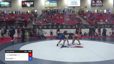 65 kg Cons 64 #2 - Justis Jesuroga, Sebolt Wrestling Academy vs Matthew Arndt, Integrity Wrestling Club