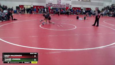 114 lbs Cons. Round 5 - Tanner Johnson, Sibley East vs Davey Maldonado, Rocori