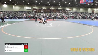 285 lbs Round Of 16 - Dominic Echeverria, Hermiston Wrestling vs Trey Smith, Nevada Elite