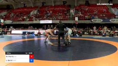 125 kg Semifinal - Mason Parris, Cliff Keen Wrestling Club vs John Borst, Unattached