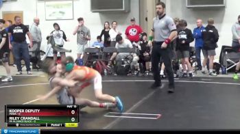 76 lbs Round 2 (8 Team) - Kooper Deputy, POWA vs Riley Crandall, PA Alliance Black