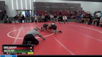 105 lbs Round 1 (8 Team) - Riker Ohearon, Mat Assassins (PA) vs Mattox High, Minions Black (GA)