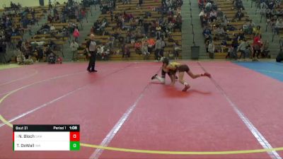 80 lbs Round 2 - Nolan Bloch, Stillwater Area Wrestling vs Tyson DeWall, Ironhawk Wrestling Academy