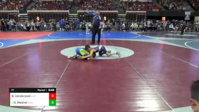 77 lbs Cons. Round 2 - Grady Mosher, Shepherd Wrestling Club vs Ben Vanderpool, Corvallis Wrestling Club