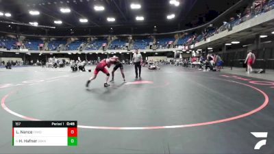 157 lbs Cons. Round 2 - Henry Hafner, Glenbrook North vs Lucas Nance, Fremd