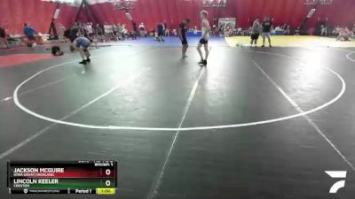 148-149 B Round 3 - Lincoln Keeler, Creston vs Jackson McGuire, Iowa Grant/Highland