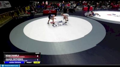 170 lbs Quarterfinal - Noah Daniels, Elk Grove Wrestling Academy vs Mason Ontiveros, Vasky BrosPitman Wrestling Club