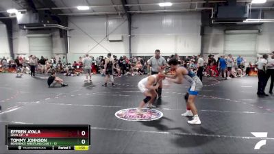 138 lbs Round 2 (4 Team) - Effren Ayala, Level Up vs Tommy Johnson, Reverence Wrestling Club 1