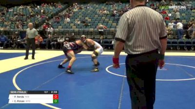 184 lbs Semifinal - Peter Renda, NC State vs Chaz Polson, Wyoming