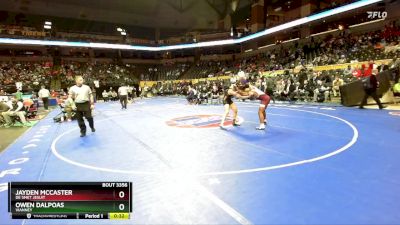 165 Class 3 lbs Cons. Semi - Owen Dalpoas, Vianney vs Jayden McCaster, De Smet Jesuit