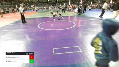 57 lbs Round Of 16 - Riley Sampson, Overbrook vs Ryan Kelly, Tinton Falls Wrestling Club