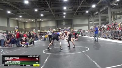 155 lbs Quarterfinal - Reid Griffiths, Herington vs Lucian Winters, Wichita Wrestling Club