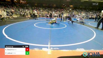 106 lbs Round Of 32 - Kolson Seachris, Bristow Youth Wrestling vs Phinn Lafever, Standfast