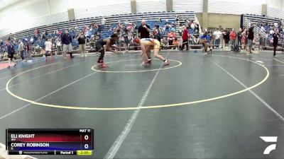 165 lbs Semifinal - Eli Knight, WV vs Corey Robinson, IL