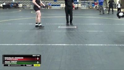 190 lbs Quarterfinal - Douglas Johnson, St. Frances Academy vs Noah Onkst, McDonogh School