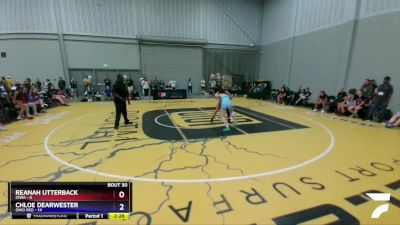 112 lbs Placement Matches (16 Team) - Reanah Utterback, Iowa vs Chloe Dearwester, Ohio Red