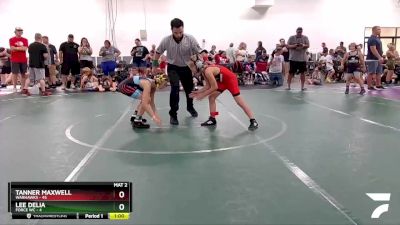 78 lbs Round 5 (8 Team) - Tanner Maxwell, Warhawks vs Lee Delia, Force WC