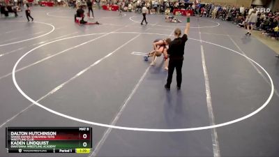 106 lbs Semifinal - Kaden Lindquist, Owatonna Wrestling Academy vs Dalton Hutchinson, Grand Rapids Screaming Yetis Wrestling Club