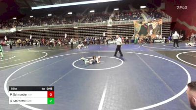 66 lbs Round Of 16 - Payton Schroeder, Top Notch vs Grayson Marcotte, Casper WC