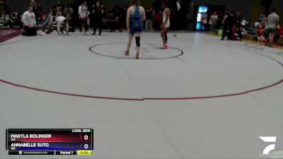 135 lbs Cons. Semi - Makyla Bolinger, WA vs Annabelle Suto, WA