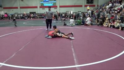 65 lbs Cons. Round 2 - Brody Coleman, Ohatchee Youth Wrestling vs Aleksan Flores, Skull & Crossbones Wrestling C