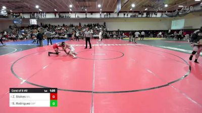 120 lbs Consi Of 8 #2 - Zavier Stokes, Delsea vs Santino Rodriguez, Don Bosco Prep