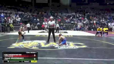 69 lbs Cons. Round 3 - Travis Wilgosiewicz, ISI WC vs Colt Rosentreter, Carlinville WC