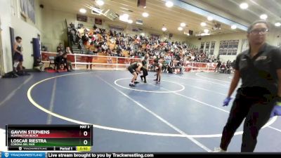 138 lbs Cons. Round 6 - Loscar Riestra, Corona Del Mar vs Gavvin Stephens, Huntington Beach