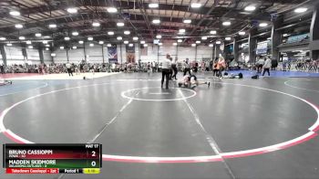 105 lbs Rd# 9- 2:15pm Saturday Final Pool - Bruno Cassioppi, POWA vs Madden Skidmore, Oklahoma Outlaws