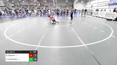 100 lbs Rr Rnd 2 - Bentley Stephen, The Wrestling Mill vs BRADY HOFMANN, Patriot USA Wrestling Club