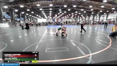 52 lbs Rd# 1 9:00am Friday - Chance Ashford, Terps Xtreme vs Colvin Smith, Mid-Atlantic AllStars