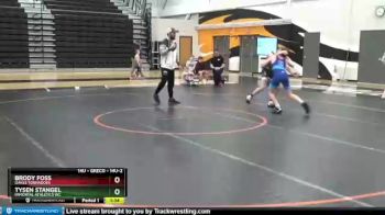 14U-2 lbs Round 1 - Brody Foss, Oakes Tornadoes vs Tysen Stangel, Immortal Athletics WC