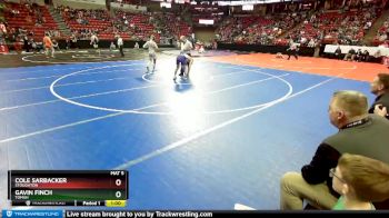 D1-145 lbs Cons. Round 2 - Gavin Finch, Tomah vs Cole Sarbacker, Stoughton