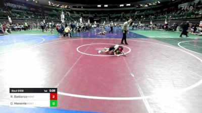 55 lbs Semifinal - Rosie Baldanza, Montville vs Quinn Manente, Montgomery Youth Wrestling