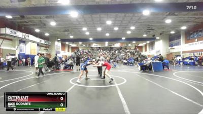 150 lbs Cons. Round 2 - Igor Rodarte, Tesoro vs Cutter East, Harvard Westlake