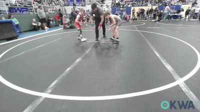 67 lbs Quarterfinal - Parker Hobbs, Salina Wrestling Club vs Mason Maggard, Claremore Wrestling Club