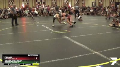 138 lbs Quarterfinals (8 Team) - Sowzrawca Tsay, Circassian Invasion vs CJ Carr, Wyalusing Plus